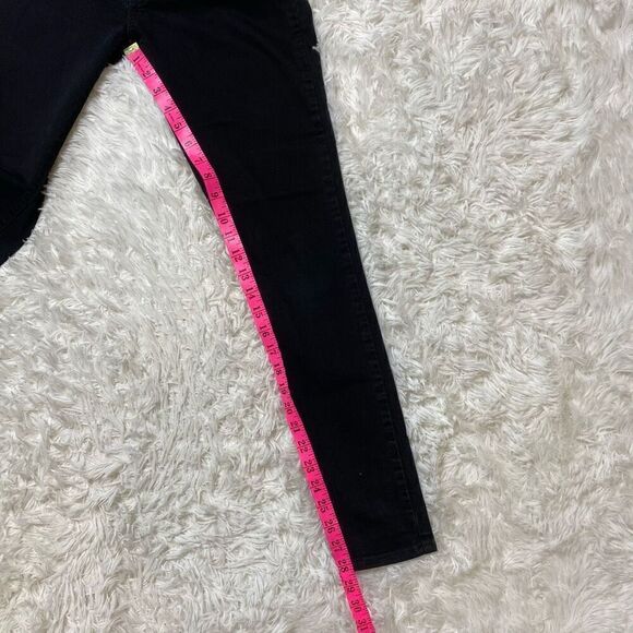 Levis 711 Skinny Black Jeans Womens Size 27x30 Mid Rise Stretch Comfort - Picture 10 of 10